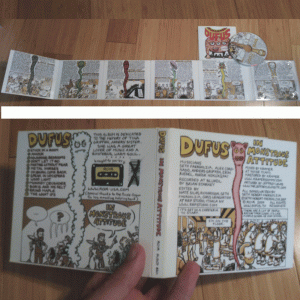 Dufus CD fold-out package by Jeffrey Lewis 2008