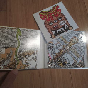 Dufus CD package by Jeffrey Lewis 2008