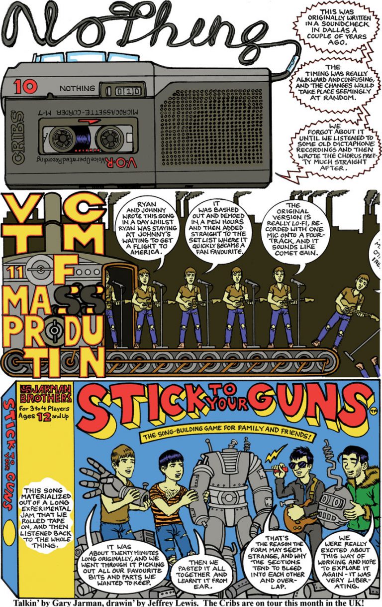 Cribs Songbysong guide ("Ignore The Ignorant"), 3pp The Jeffrey